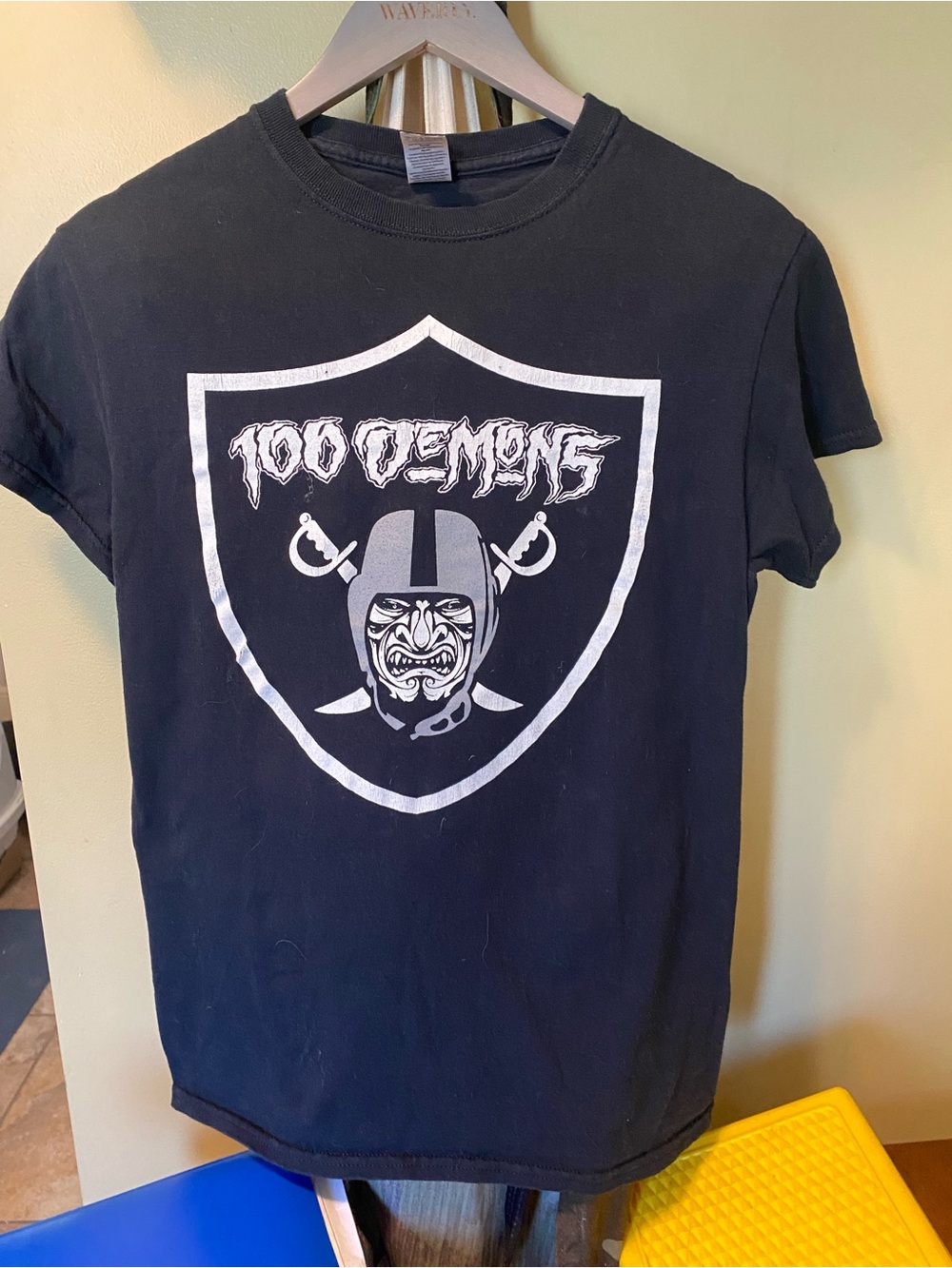 Gildan S 100 Demons 2010 Black Heavy Cotton Crew Neck Tee